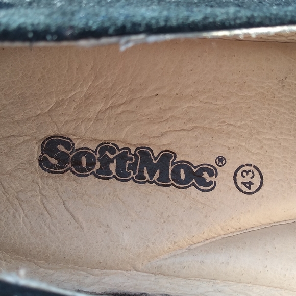 * HOST PICK! * Men's Black SoftMoc Jacob Shoes, Suede Size 43 (9.5-10) R… - Picture 10 of 15